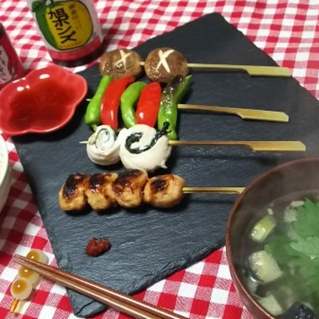 お家で焼鳥♪