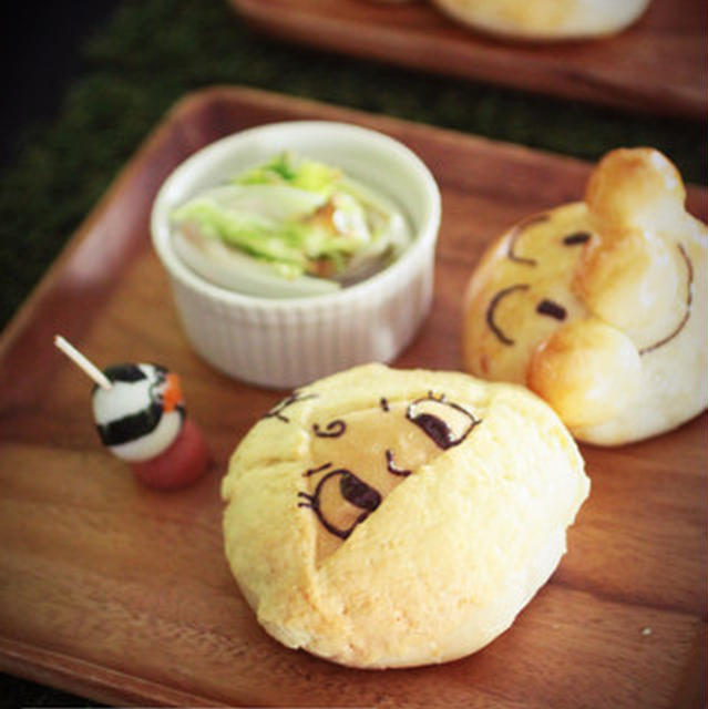 １１月*いちごはん*レポ～ロールパンナちゃんパン＾＾