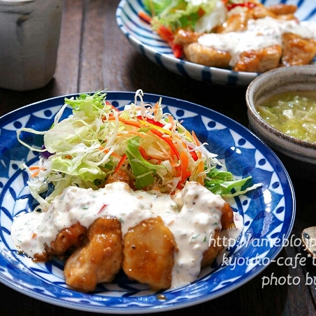 夜カフェ☆鶏の甘辛タルタルソースかけ･72時間