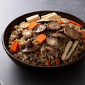 【玄米と野菜のおこわ】- GPTcookingレシピ