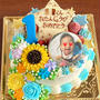 一歳のお誕生日ケーキ、華やかデコレーションタイプ！！