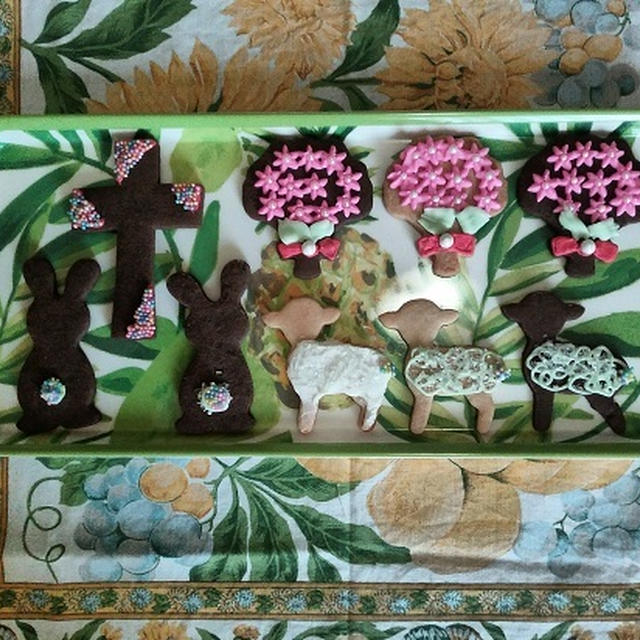 Happy Easterなアイシングクッキーたち。。。
