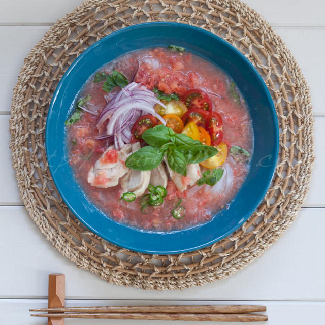 塩トマトの冷たいフォー 〜marie claire style 掲載