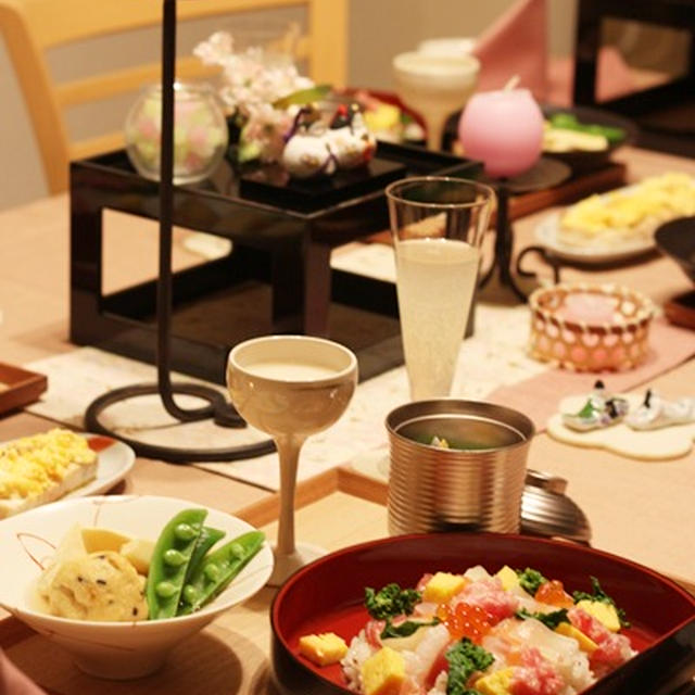 雛祭りの晩ごはん♪