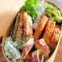 サーモンのマヨパン粉焼き　夫のわっぱお弁当