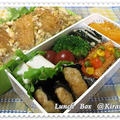 ◆５．１８　かつ丼（長男）・たらこご飯（長女）のお弁当♪　◆モニター情報／