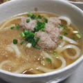 豚ひき肉団子と大根おろしのうどん