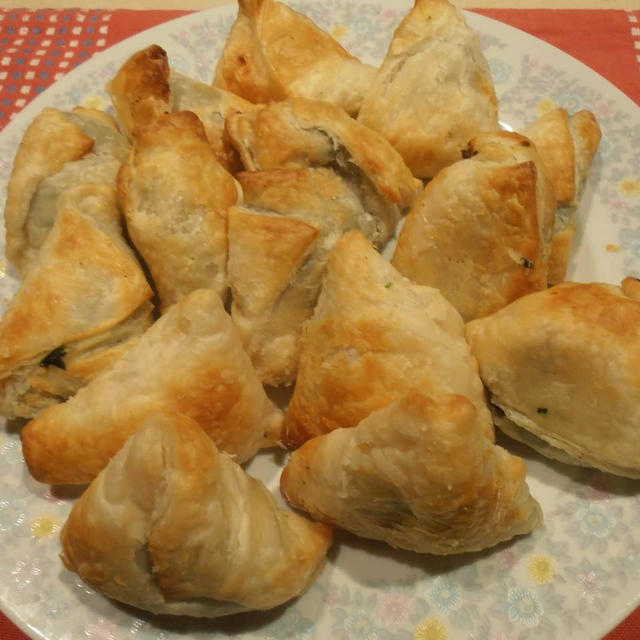 ほうれんそうとクリームチーズでミニパイ