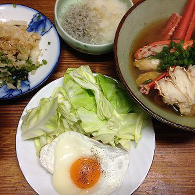 カニ汁の朝ご飯。家族の忘年会