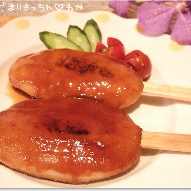 簡単■ヘルシーもっちもちキリタンポ【おからんぽ】■ＴＶ出演レシピ(´・ω・`)