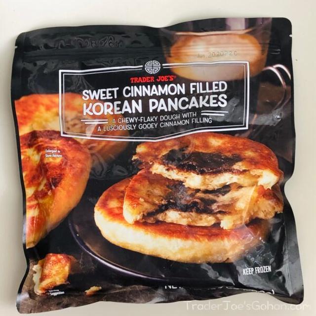 NEW　トレジョさんの韓国のホットケーキ、ホットク　Trader Joe’s Sweet Cinnamon Filled Korean Pancakes
