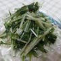 シャキシャキのピリ辛♪　水菜の塩昆布漬け