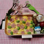 ハム散らしオムライス弁当【簡単弁当】  #平日お昼ご飯はお弁当or外食