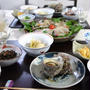 海草と筍料理