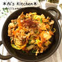 定食系メニューで大満足♡めんつゆでまとままる野菜増し増しの我が家の豚キムチ♡