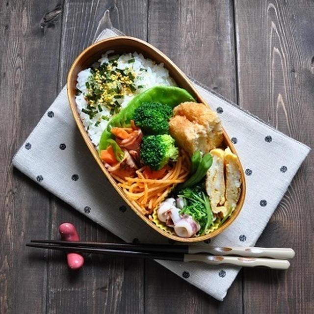 簡単お弁当レシピ～早ゆでパスタを使ったナポリタン弁当～