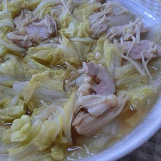 フライパンで15分☆　白菜と豚バラの柚子胡椒煮