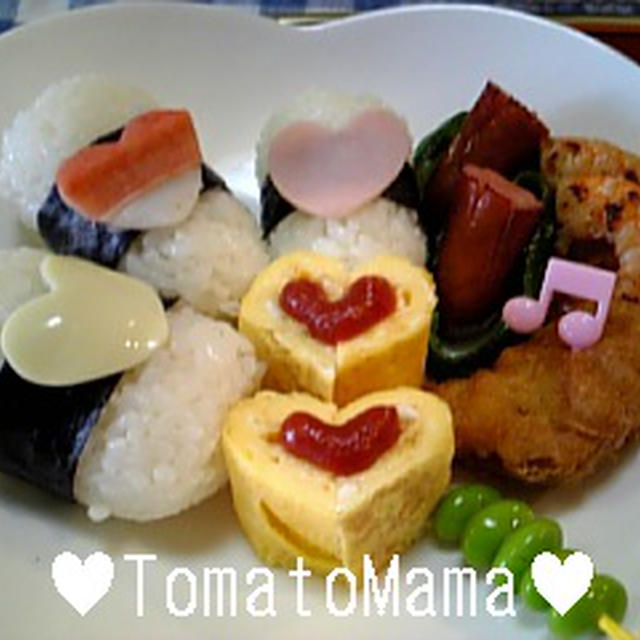 ハートの朝ごはん