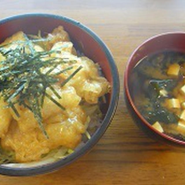 ５月１７日のご飯　***　鶏天丼　***