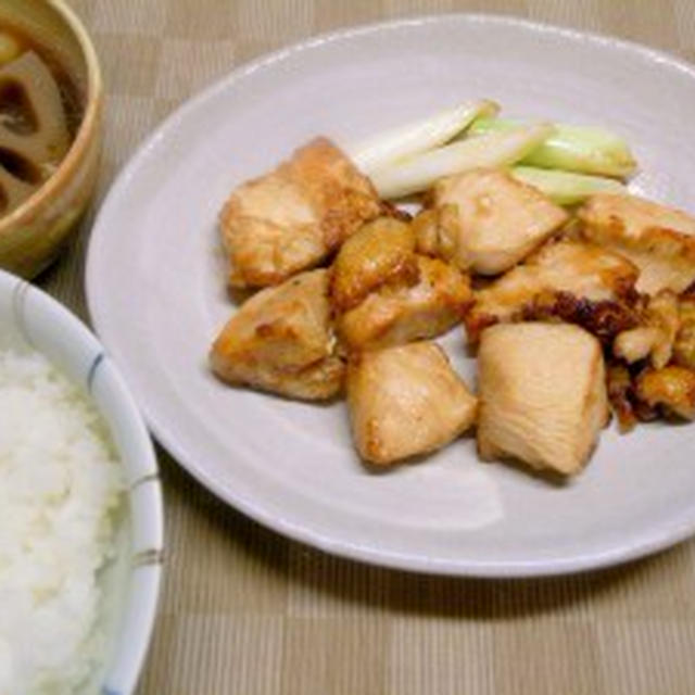 【新技】柔らか鶏胸肉のニンニク醤油焼き