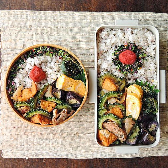 8/2(火)ガーリックゴーヤチャンプルー弁当