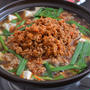 韓国風そぼろの袋麺鍋。【インスタント麺で鍋料理】