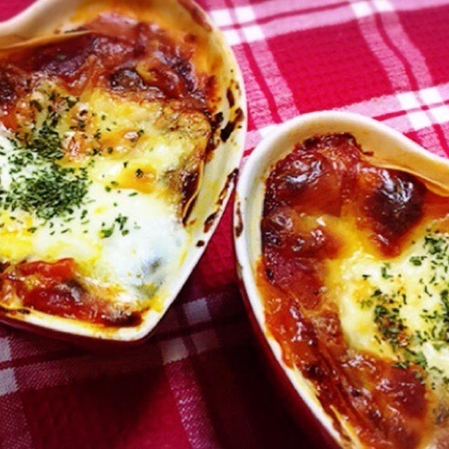 【簡単レシピ】材料少なめで時短❤️簡単ラザニア風レシピ