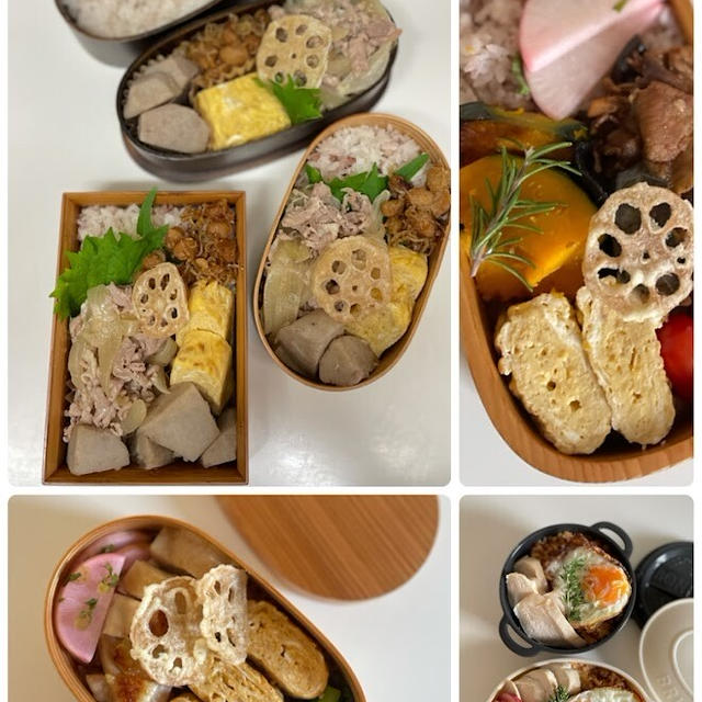 母さんが居ない朝の話と1週間分の日持ちおかず作り～1週間のお弁当（ほぼ女子大生用、たまにオット用）