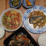 『晩ごはん』大皿料理と美味しい届きもの