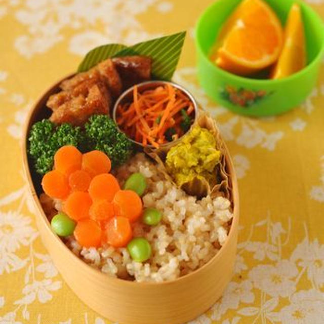 ママ弁「車麩の照り焼き弁当」