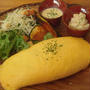 egg cafe 下関店deオムライスランチ