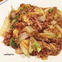白菜とひき肉のうまトロ炒め