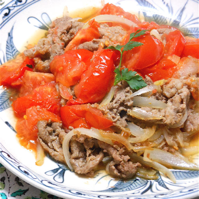 フライパンで簡単！いわき愛菜トマトでトルコケバブ風おかず。