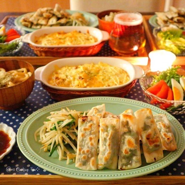 棒餃子でrii家夜ごはん