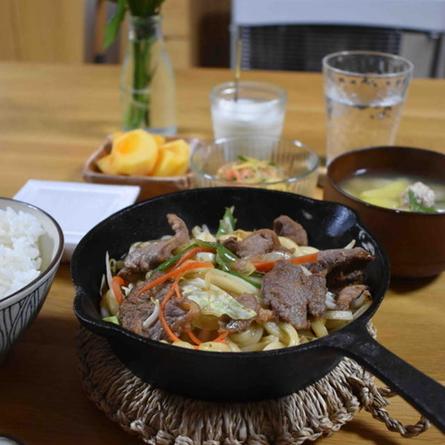 無理はしないと決めていた試合前日晩ごはん。