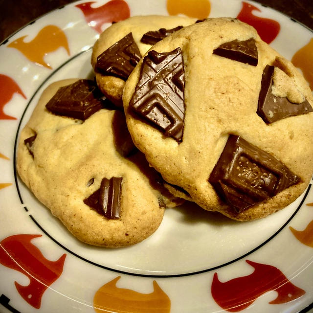 バレンタインに！ざくざくチョコチャンククッキー