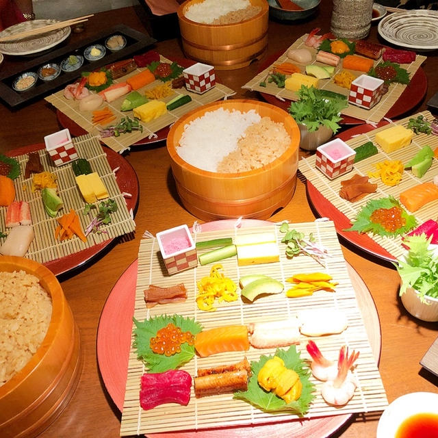 ヒルトン東京 日本料理「十二颯」手巻き寿司ランチ 女子会♪
