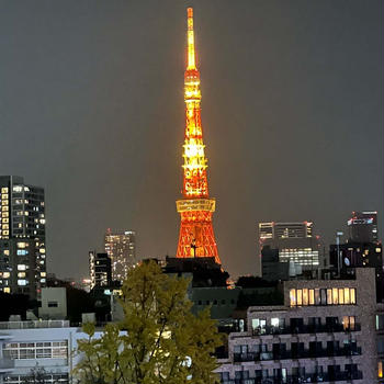 東京タワーと六本木けやき坂イルミネーション