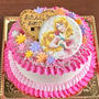 オーロラ姫の、プリンセスドレス風ケーキ♡