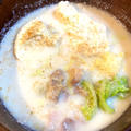 3/22 豆乳鍋、餃子、にんじんしりしり♡