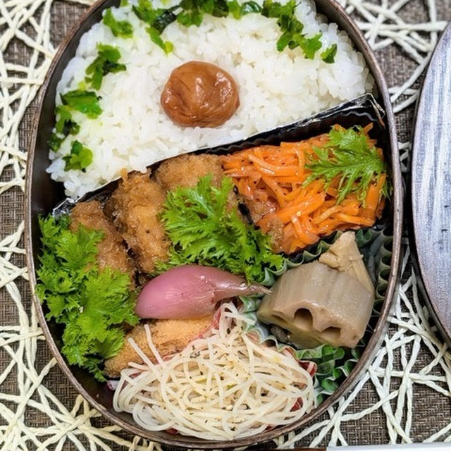 今日は雪降るほどじゃない～夫のお弁当140～142