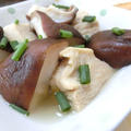 10分、失敗無し☆　冷凍豆腐と椎茸の白だし煮