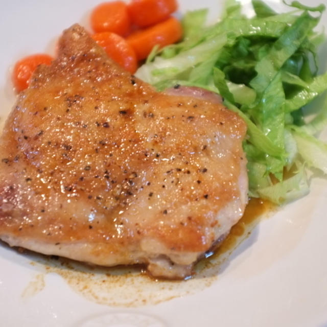 チキンソテー☆レモンバター醤油ソース