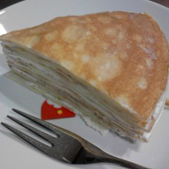 ミルクレープ焼きました