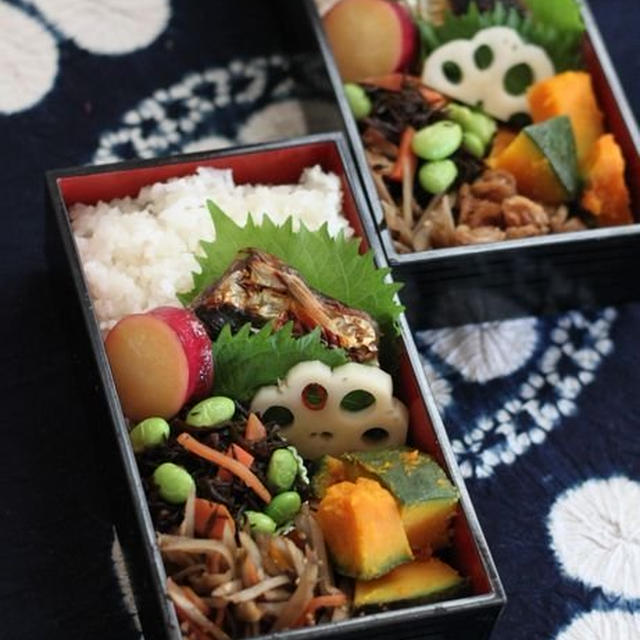 朝詰めるだけ弁当　☆　ﾊﾝﾊﾞｰｸﾞｼﾁｭｰ♪