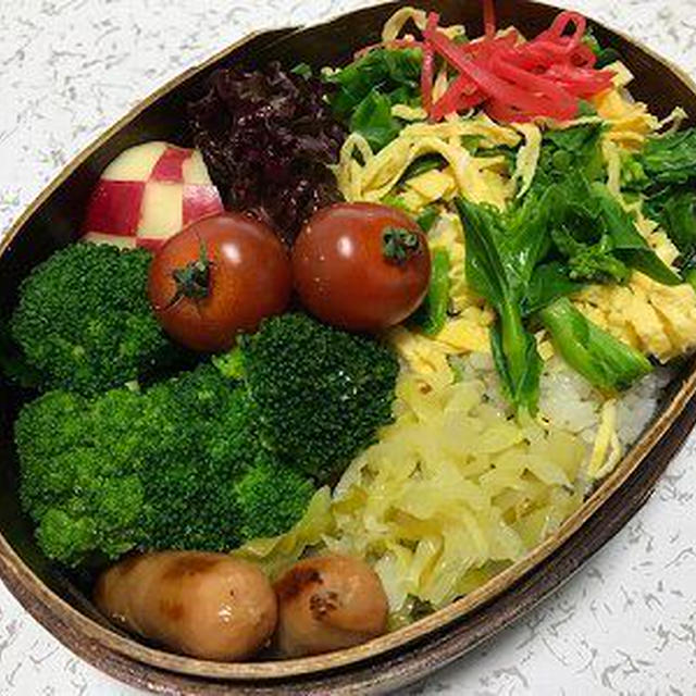 菜の花散らし寿司弁当。八十八箇所参り　第４弾　その２