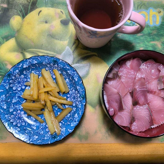 世田谷でのお散歩と、我が家でのぶり丼