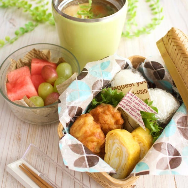 スープジャーで豚汁弁当【本日のお弁当】＊写真を撮る時のこと