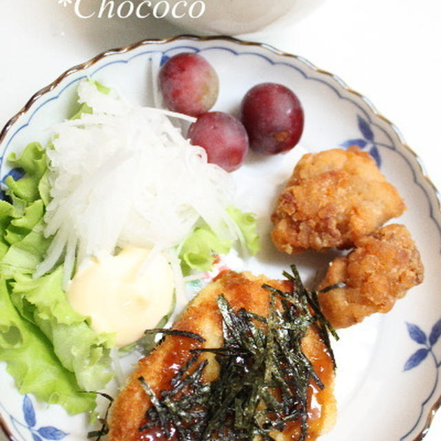 お好み焼き風なメカジキのパン粉焼き　レシピ