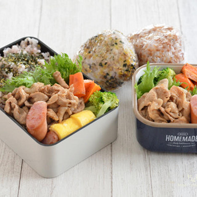 今週のおべんとう。081W（JK弁当・男中家弁・夏休み弁当）